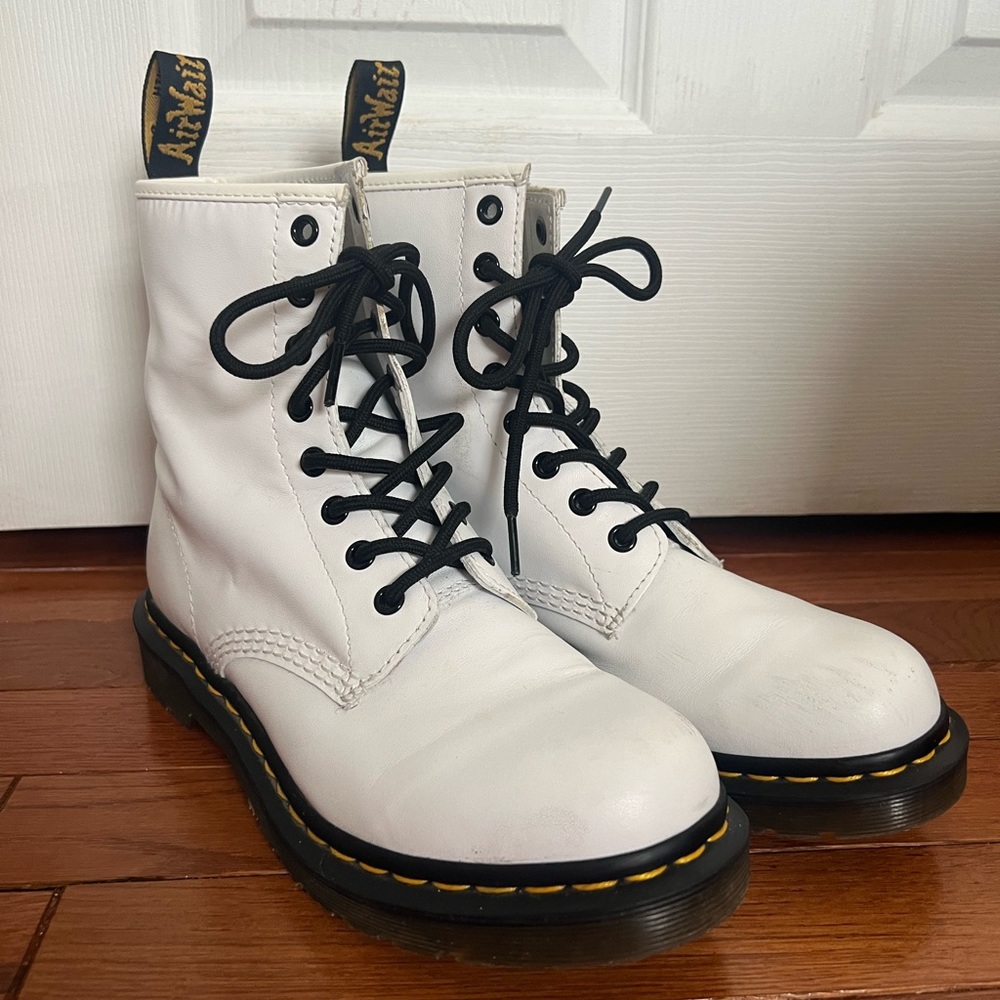 White Doc Martens Size 8